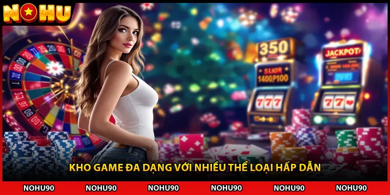 Kho game đa dạng với nhiều thể loại hấp dẫn